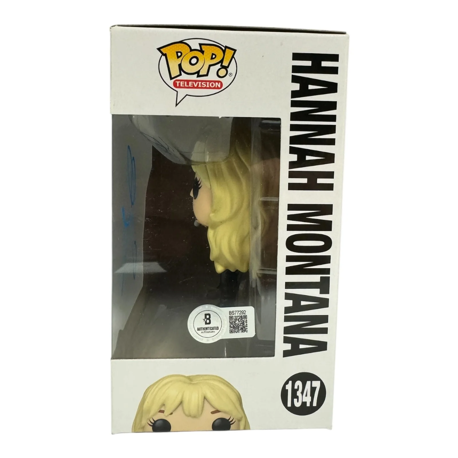 Miley Cyrus Signed Autograph Funko Pop 1347 Beckett BAS Hannah Montana, image 2
