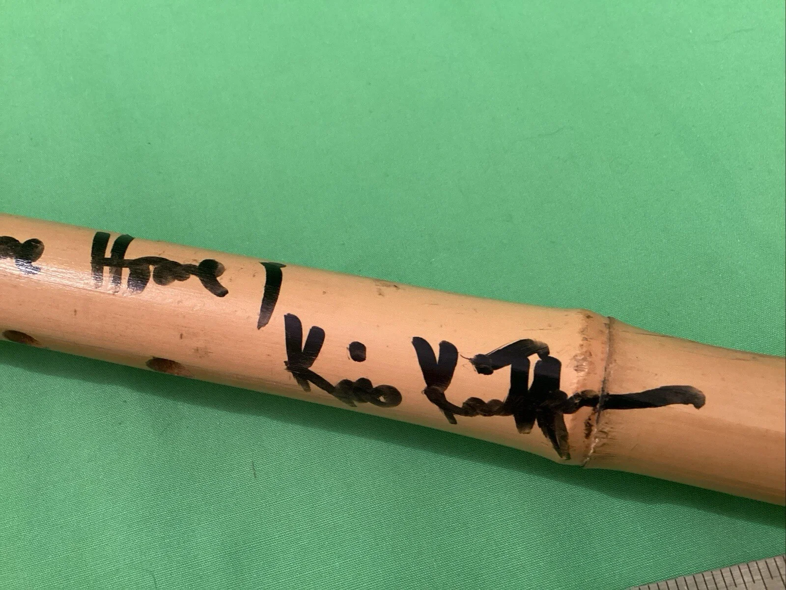 KRIS KRISTOFFERSON Signed Autographed bamboo flute from WELCOME HOME movie, image 2