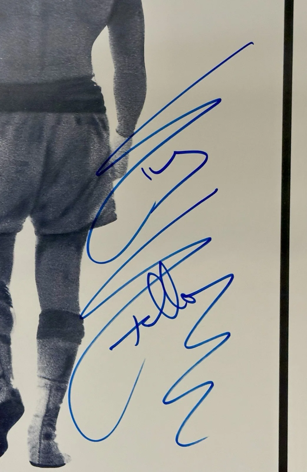 Slyvester Stallone — Sylvester Stallone Autographed ROCKY Movie Poster 27x40 signed Beckett BAS COA, image 4
