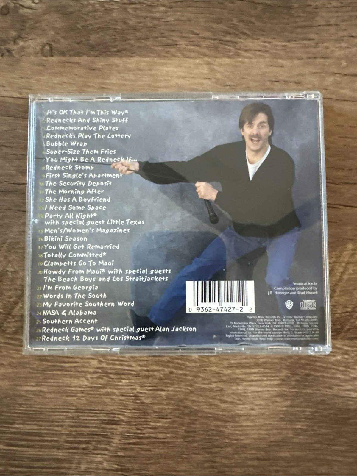 Jeff Foxworthy — Jeff Foxworthy Signed Greatest Bits CD You Might Be A Nedneck Autograph, image 2