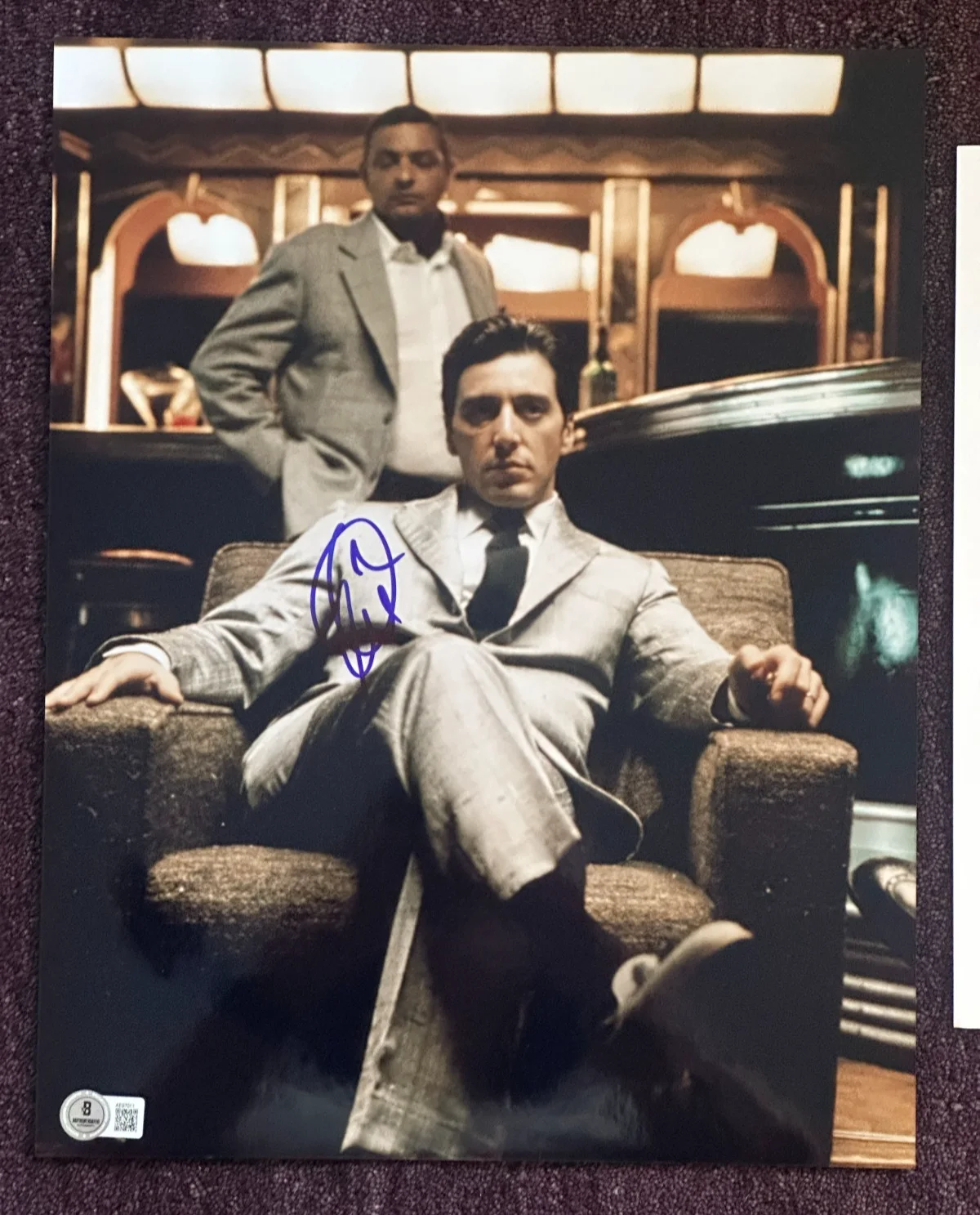 AL PACINO — AL PACINO Signed GODFATHER 11x14 PHOTO with Beckett (BAS) LOA AUTO 10, image 2