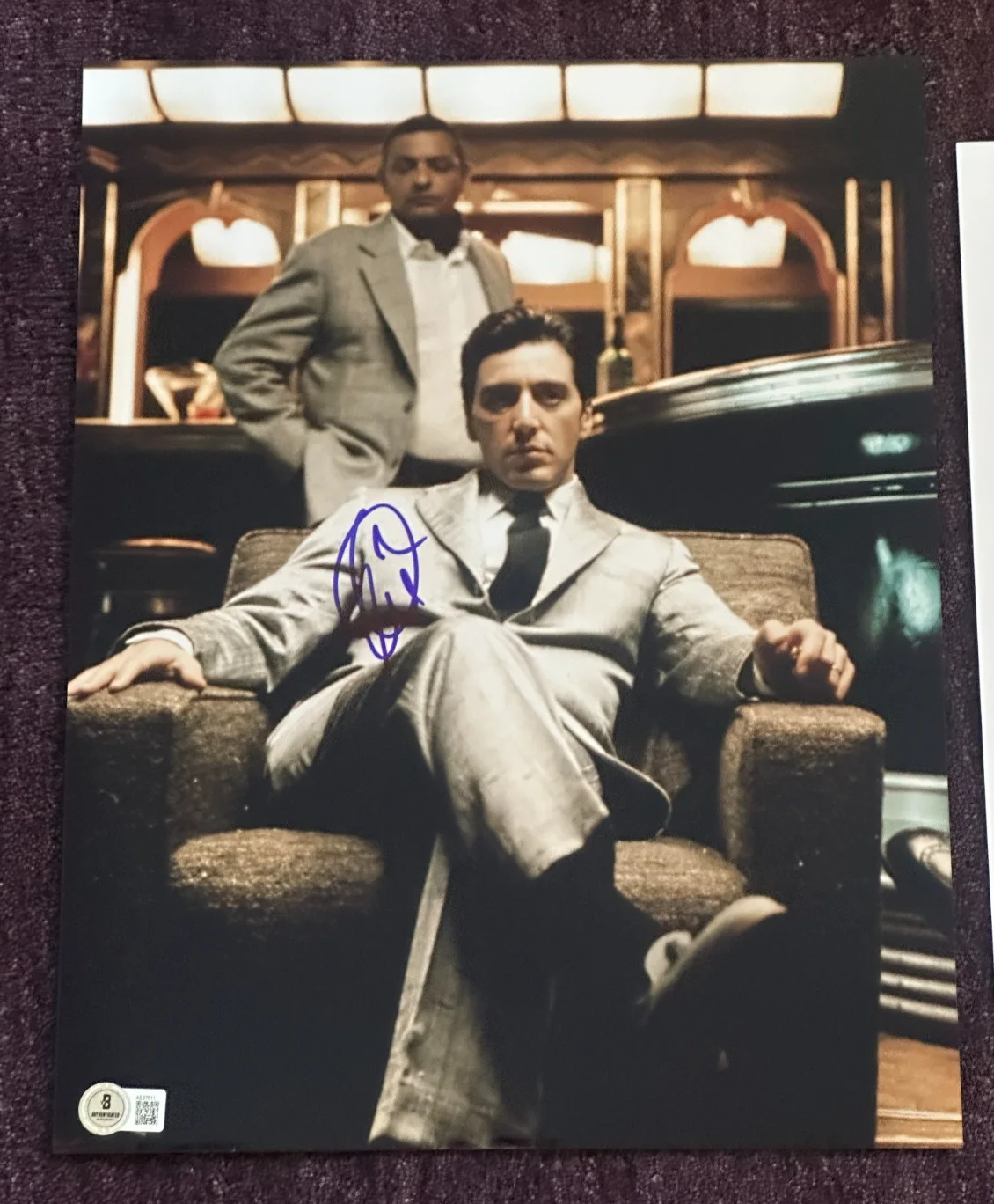 AL PACINO — AL PACINO Signed GODFATHER 11x14 PHOTO with Beckett (BAS) LOA AUTO 10, image 3