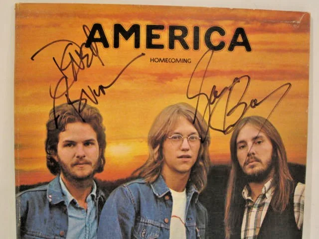 AMERICA-SIGNED 2X- "HOMECOMING" 1972 LP VINYL-2ND ALBUM-AUTHENTICATED+HOLOGRAM, изображение 3