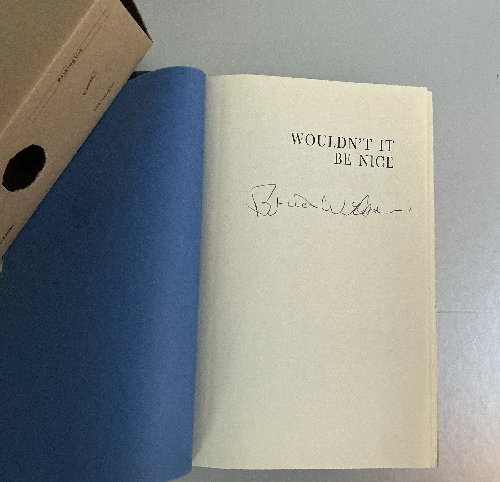 SIGNED Brian Wilson Wouldnt It Be Nice My Own Story FIRST EDITION Hardcover Book, изображение 5