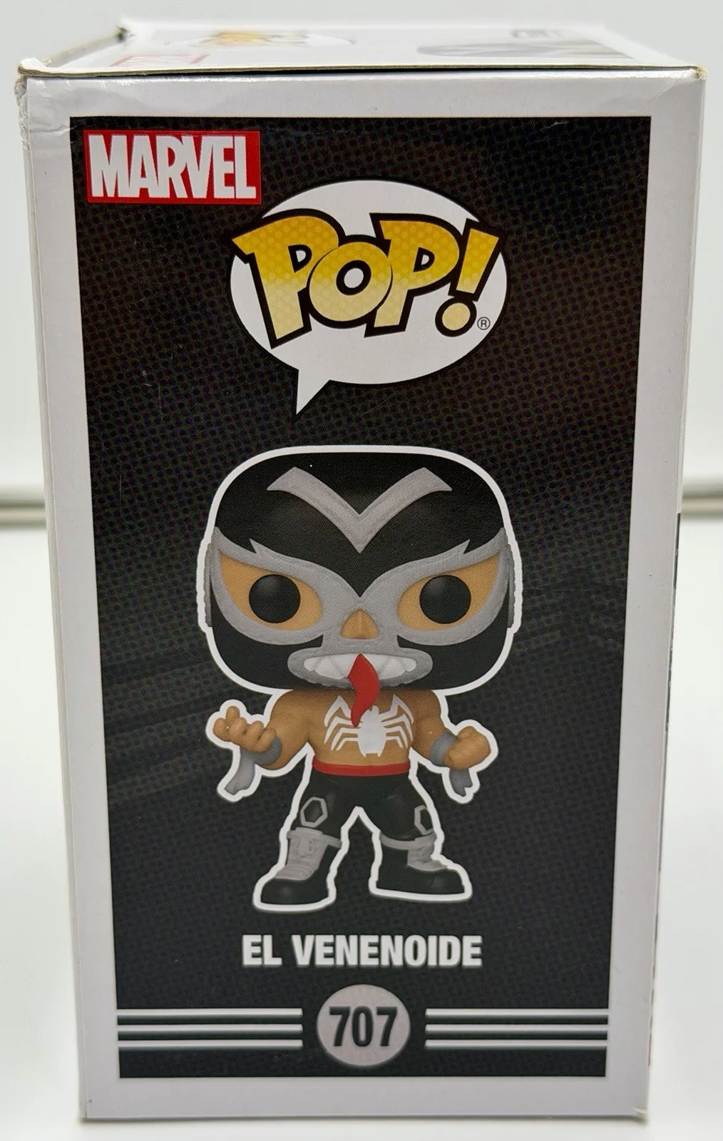 Tom Hardy — Tom Hardy Signed El Venenoide Funko Pop Lucha Libre #707 PC COA w/protector🇲��, image 5
