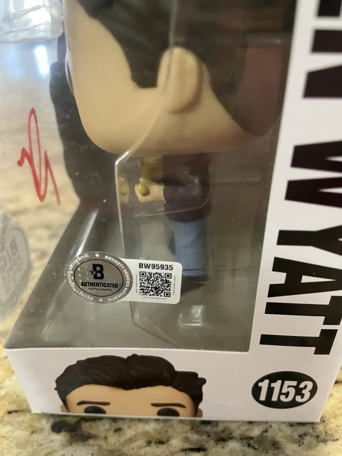 Adam Scott — Adam Scott Signed Auto Ben Wyatt Parks And Recreation Funko Pop 1153 JSA AX18010, image 3