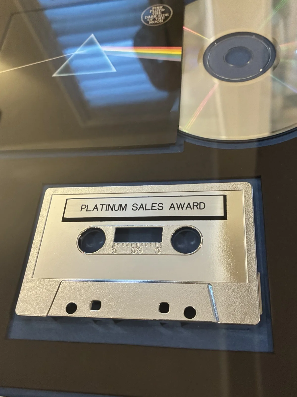 Pink Floyd Platinum RIAA Award Dark Side of the Moon COA Promotor Provenance, изображение 4