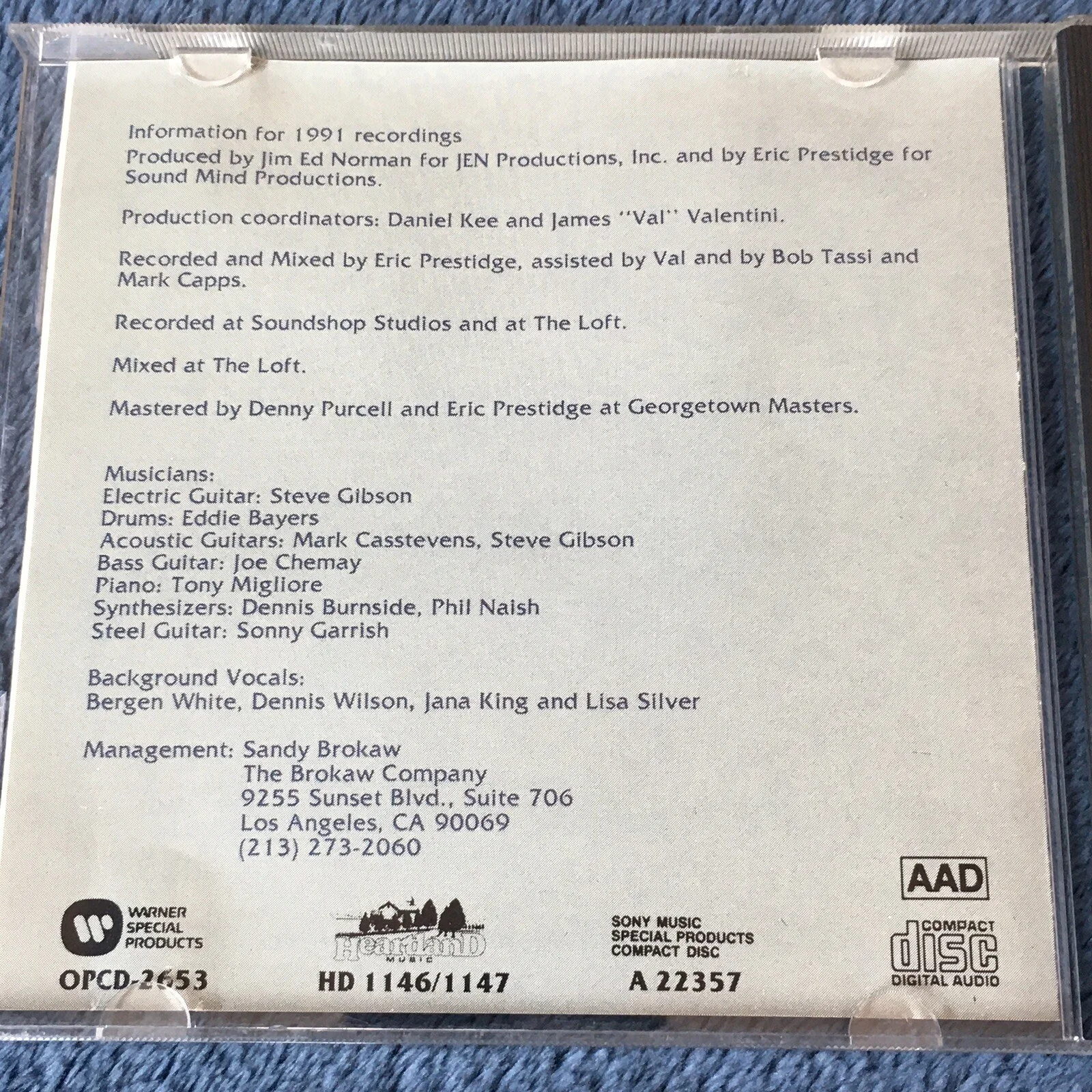 The Very Best Of Mickey Gilley CD With Signed Autograph AUTHENTIC See Photos, изображение 4