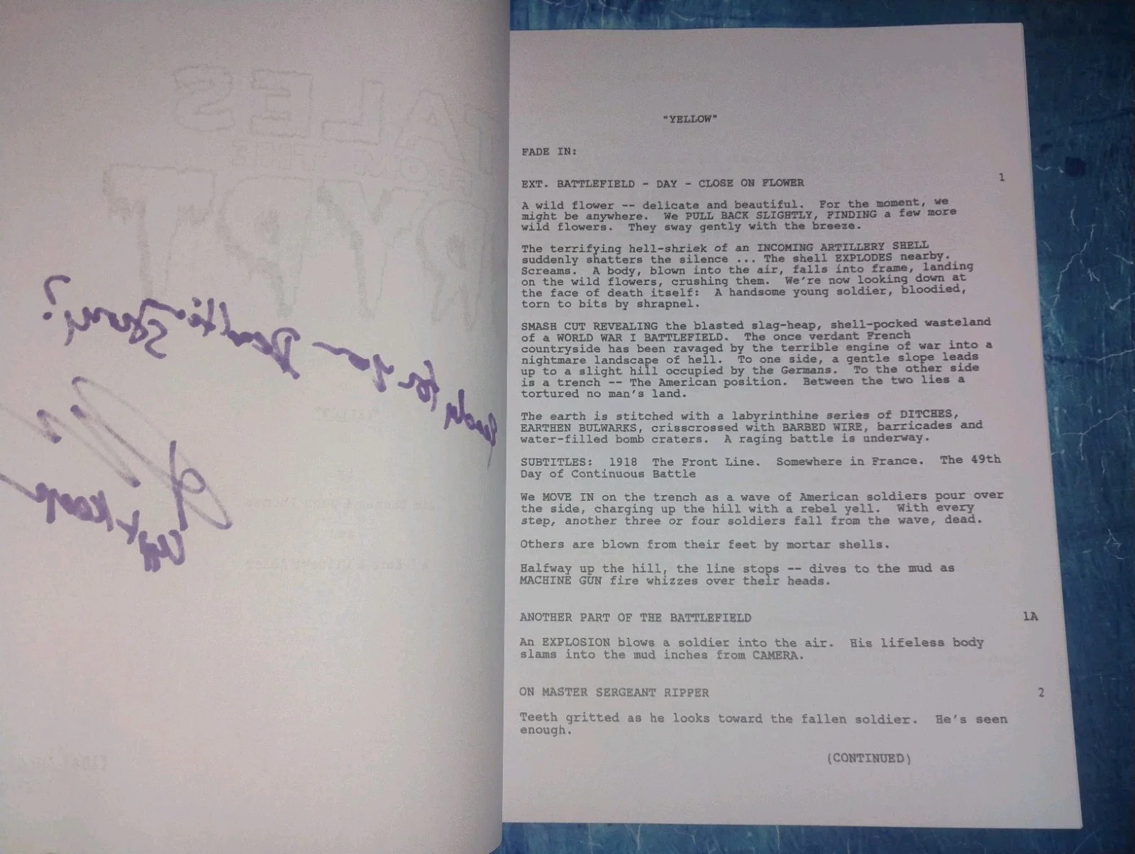 John Kassir Hand Signed Autograph COA Tales From The Crypt Script NO US TARIFFS, image 4