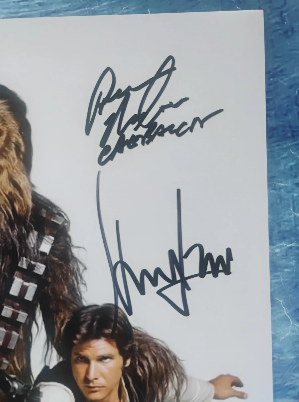 Star Wars Cast Hand Signed 11x14 Photo COA Carrie Fisher Harrison Ford NO TARIFF, изображение 3