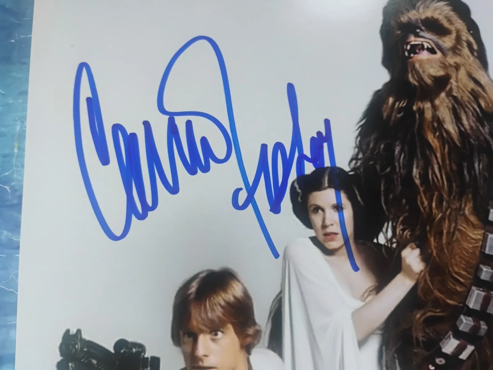 Star Wars Cast Hand Signed 11x14 Photo COA Carrie Fisher Harrison Ford NO TARIFF, изображение 5