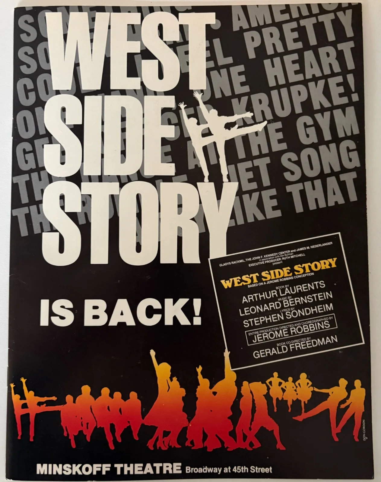 Debbie Allen — "West Side Story" - Debbie Allen (FAME) autograph - 1980 Broadway revival