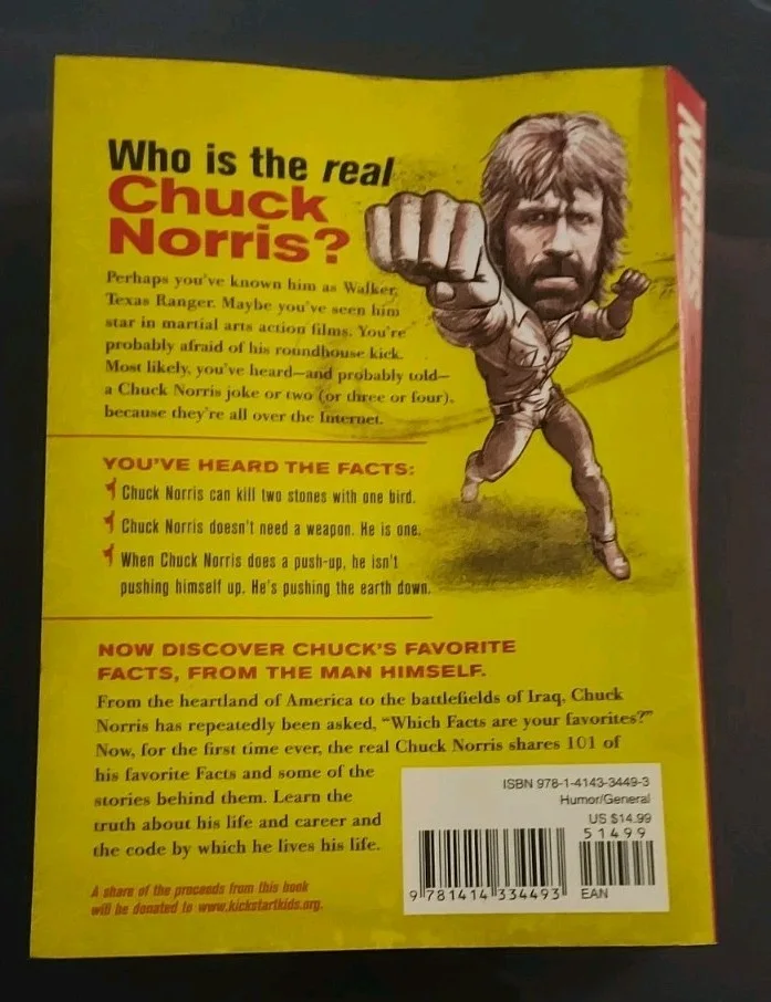 Chuck Norris — Chuck Norris Signed The Official Chuck Norris Fact Book Chuck's Facts & Stories, изображение 3