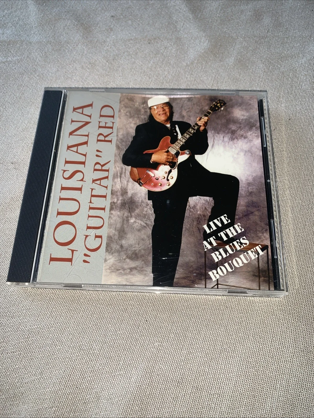 LOUISIANA RED (CD) Autographed Album Jacket Live At The Blues Bouquet 1997 EUC, изображение 2