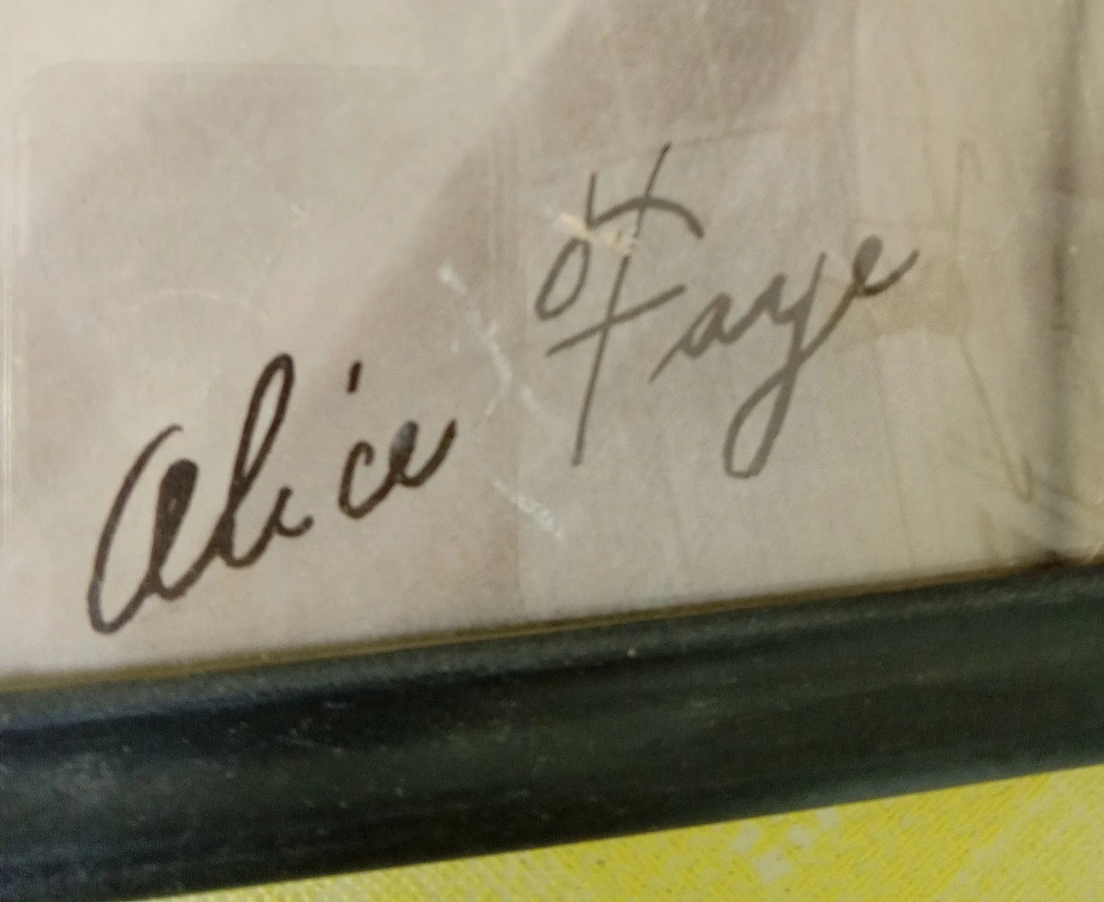 Alice Fay — Alice Fay Glamour 8x10 Close Up Autograph - no COA, image 2
