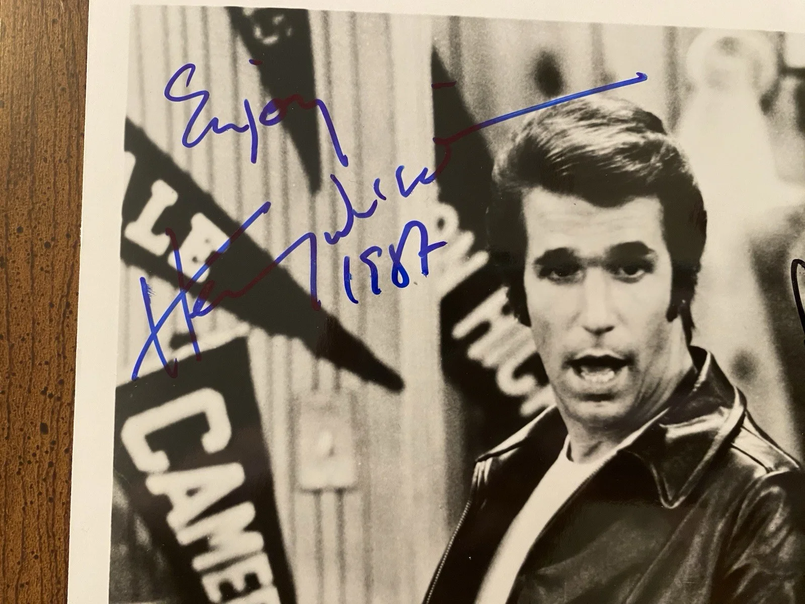 Ron Howard, Henry Winkler — Ron Howard Henry Winkler Signed Autographed Happy Days Photo With COA BOTH RARE, image 2