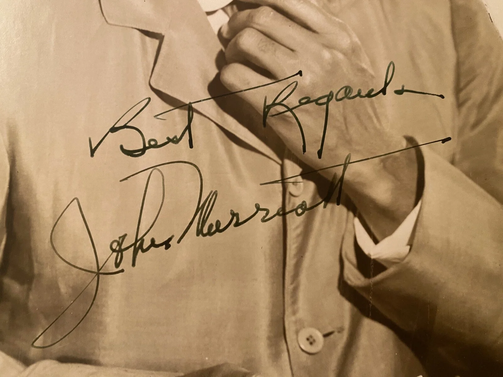 John Marriott — John Marriott Signed Autographed Photo w COA Little Foxes The Joe Louis Story, изображение 2