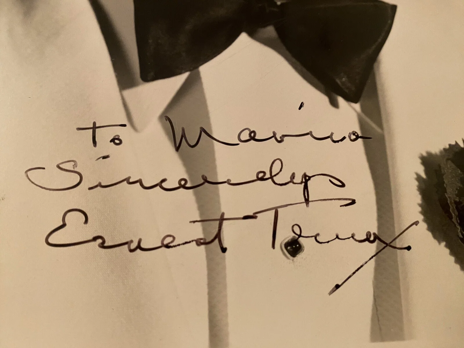 Ernest Truex — Ernest Truex Signed Autographed Photo With COA The Twilight Zone Mister Peepers, image 2