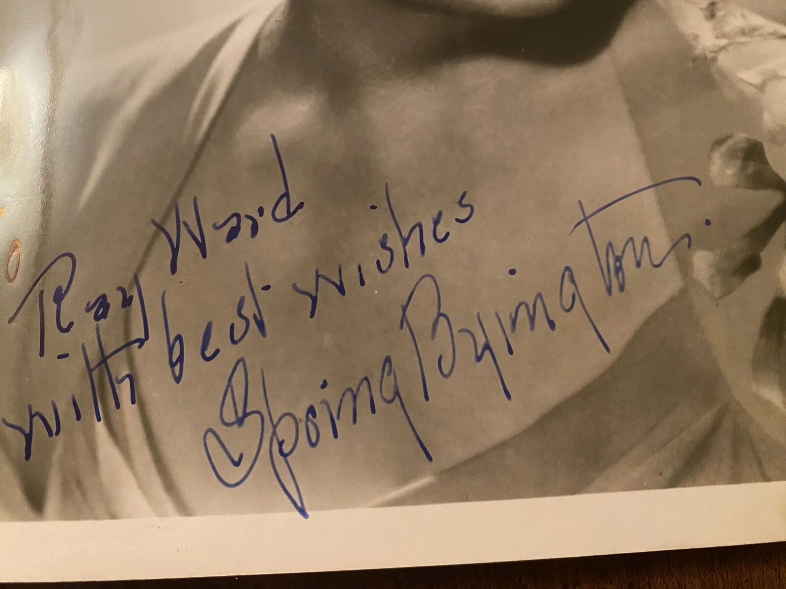 Spring Byington — Spring Byington Signed Autographed Photo With COA Laramie December Bride Batman, image 2