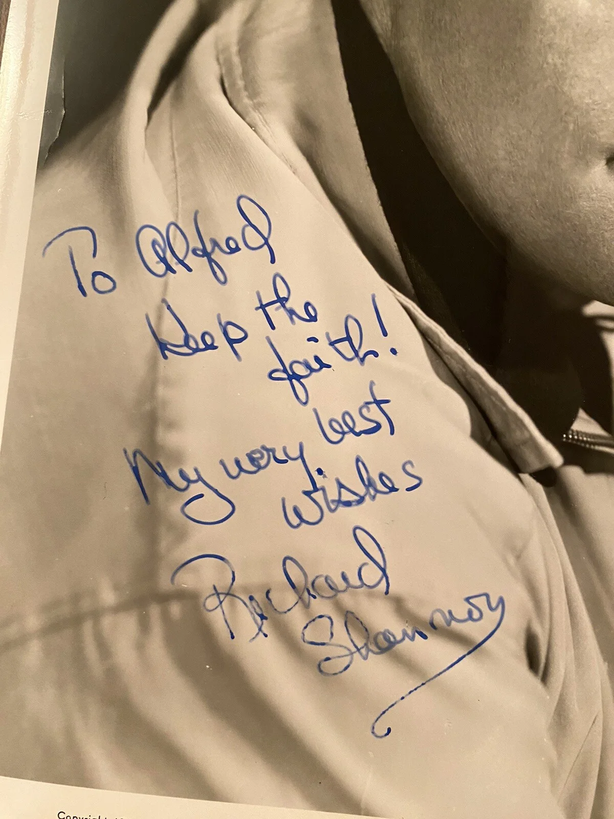 Richard Shannon — Richard Shannon Signed Autographed Photo With COA White Christmas The Trap Etc, image 2