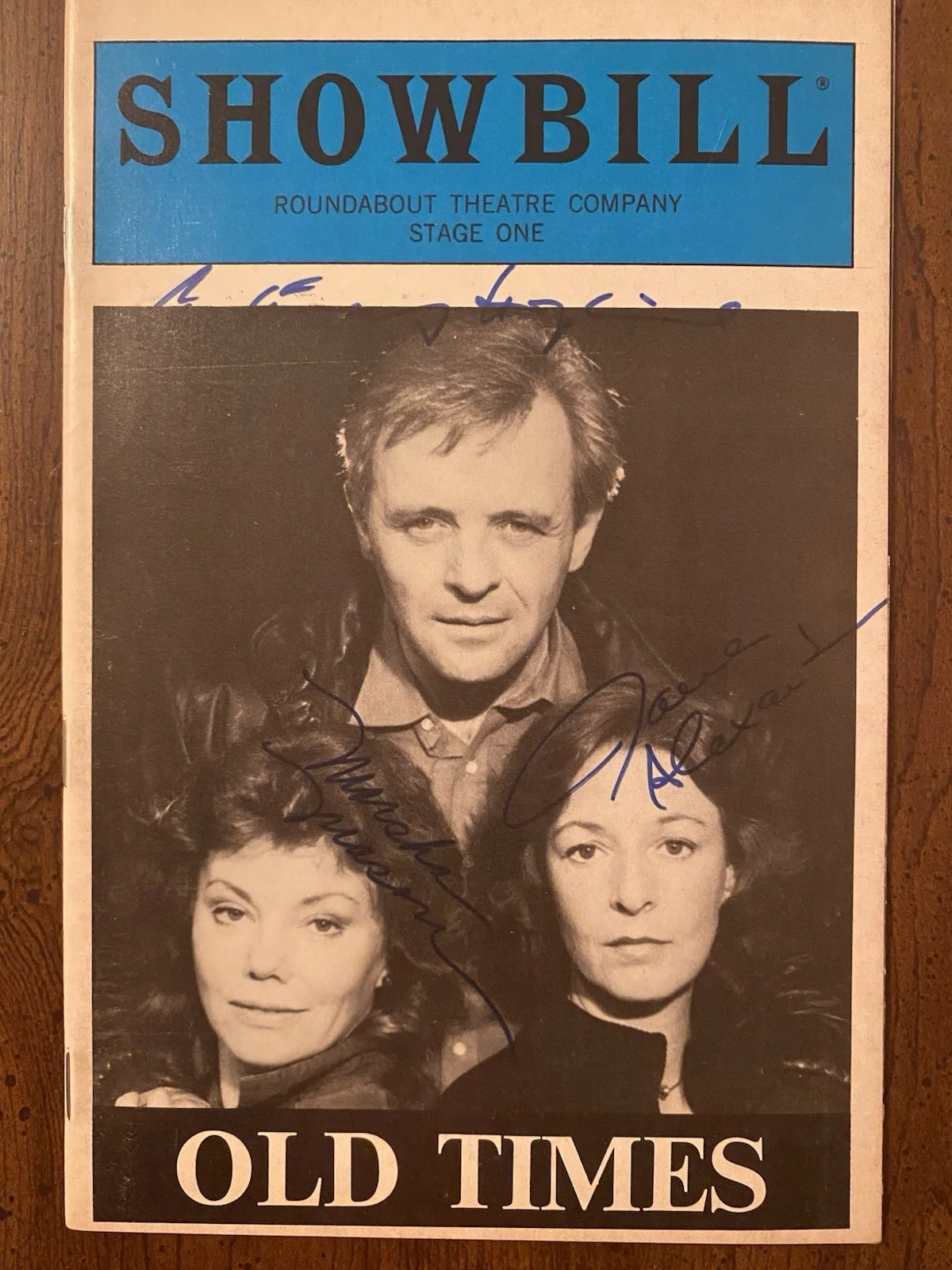 Anthony Hopkins, Marsha Mason, Jane Alexander — Anthony Hopkins Marsha Mason Jane Alexander Signed Autographed Showbill With COA