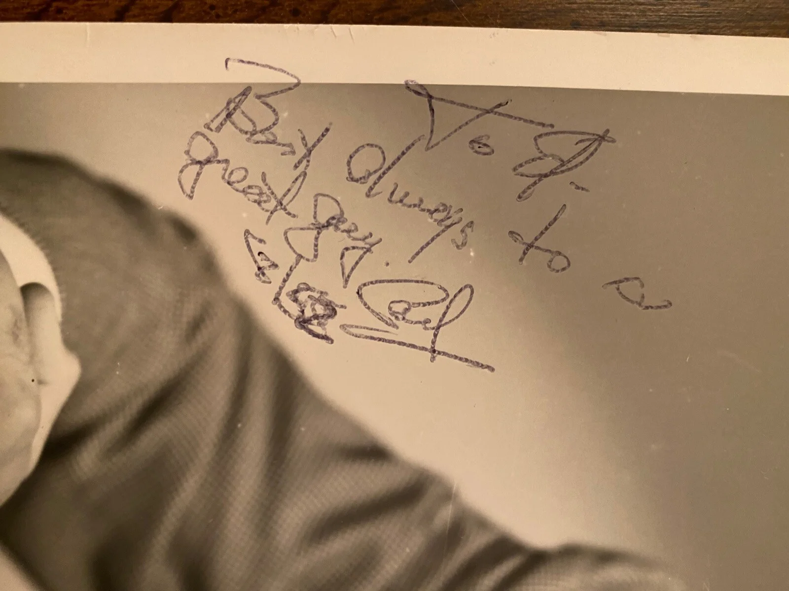 Carl Betz — Carl Betz Signed Autographed Photo With COA Donna Reed Show Judd For The Defense, изображение 2
