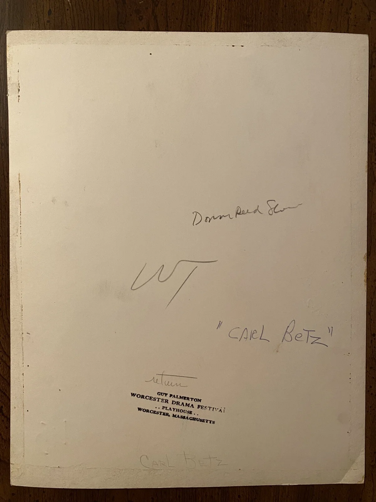 Carl Betz — Carl Betz Signed Autographed Photo With COA Donna Reed Show Judd For The Defense, изображение 3