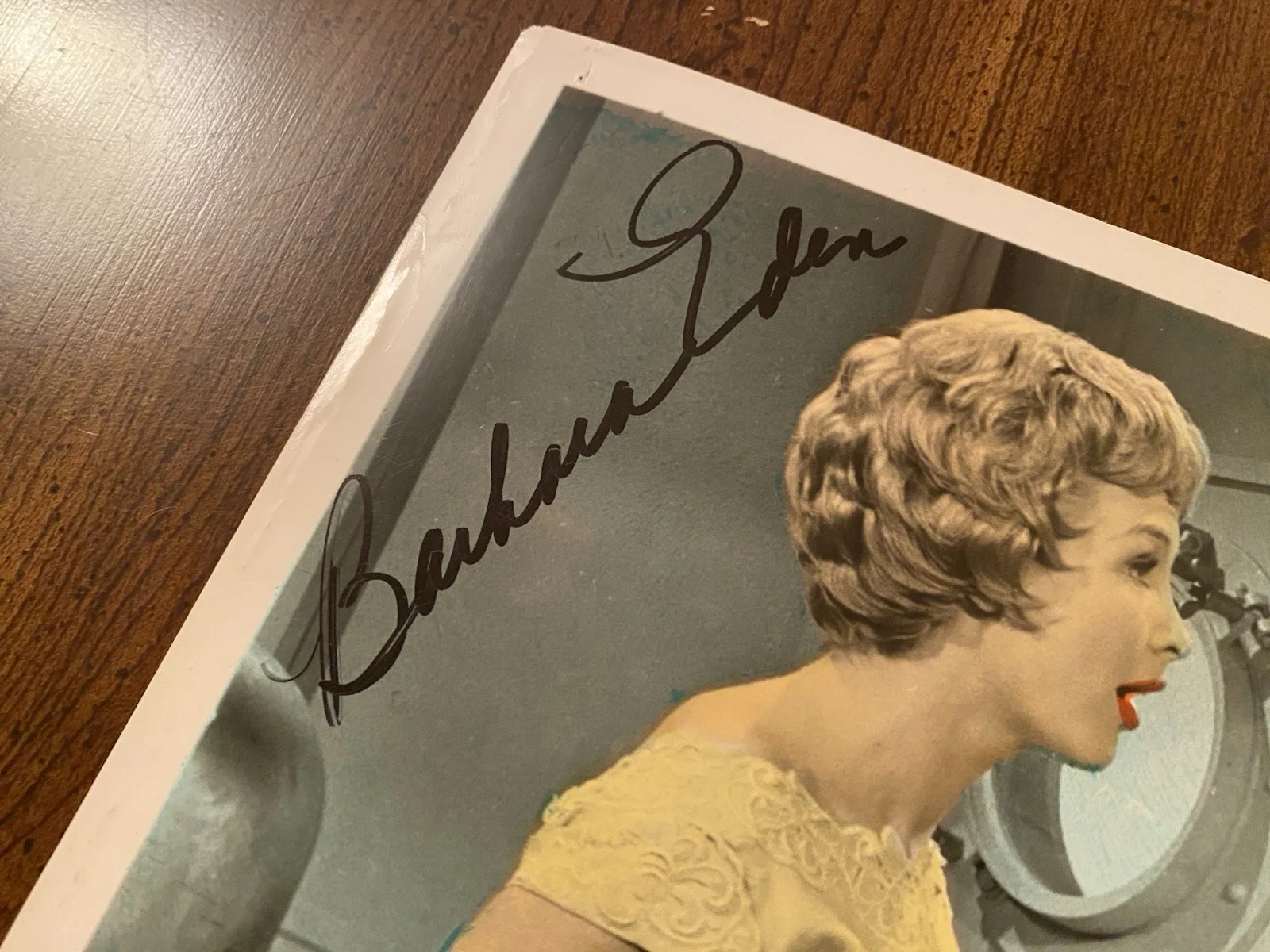Barbara Eden, Pat Boone — Barbara Eden Pat Boone Signed Autographed Photo With COA All Hands On Deck BOTH, image 3