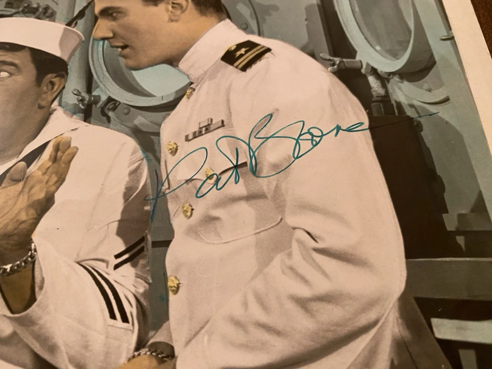 Barbara Eden, Pat Boone — Barbara Eden Pat Boone Signed Autographed Photo With COA All Hands On Deck BOTH, image 5
