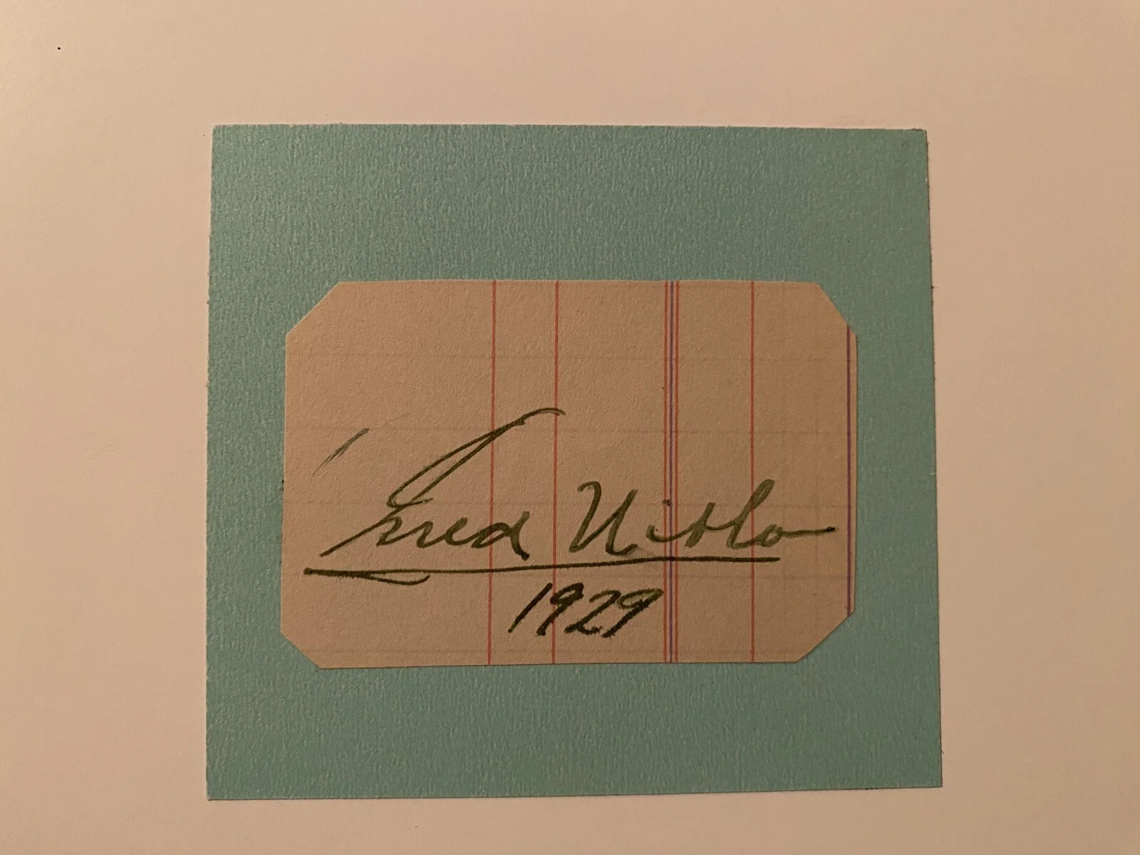 Fred Niblo Sr — Fred Niblo Sr Signed Autographed Card With COA Ben Hur Ellery Queen The Enemy, изображение 2