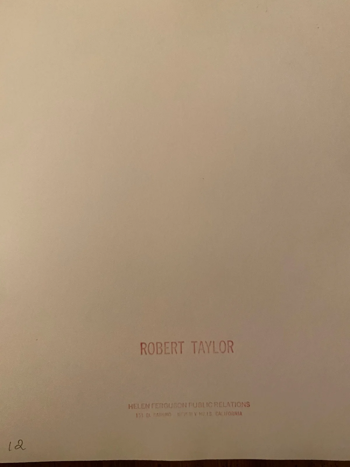Robert Taylor — Robert Taylor Signed Autographed Photo w COA Ivanhoe Waterloo Bridge Quo Vadis, image 4