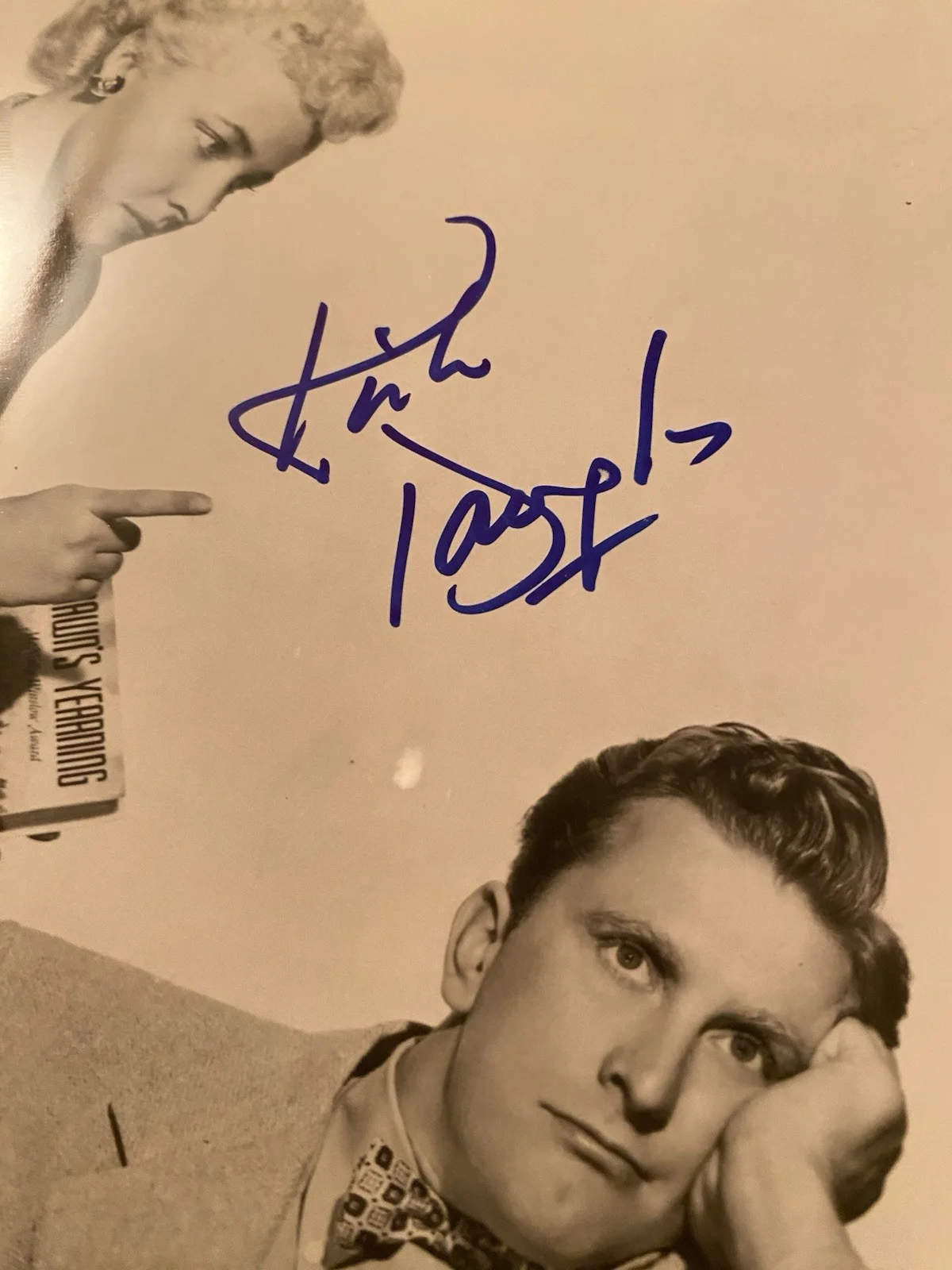 Kirk Douglas, Laraine Day — Kirk Douglas Laraine Day Signed Autographed Photo With COA My Dear Secretary, изображение 3