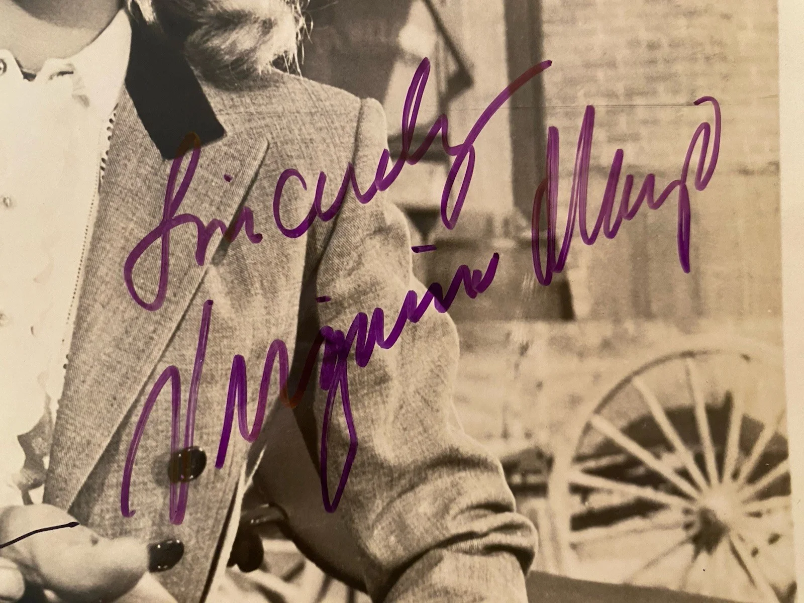 Andrew Duggan, Virginia Mayo — Andrew Duggan Virginia Mayo Westbound Signed Autographed Photo With COA RARE, image 4