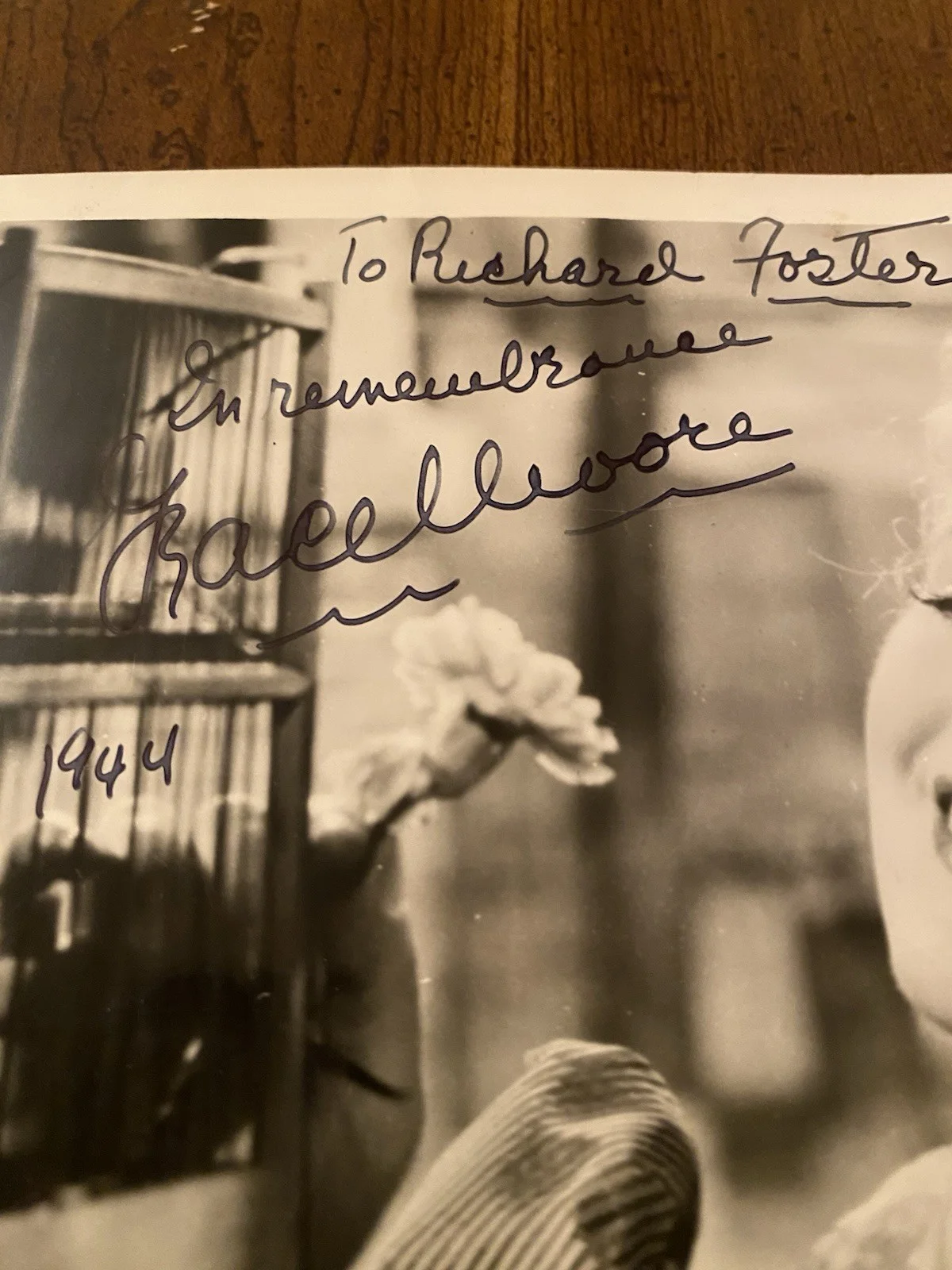 Grace Moore — Grace Moore Signed Autographed Photo With COA 1944 Louise RARE, изображение 4