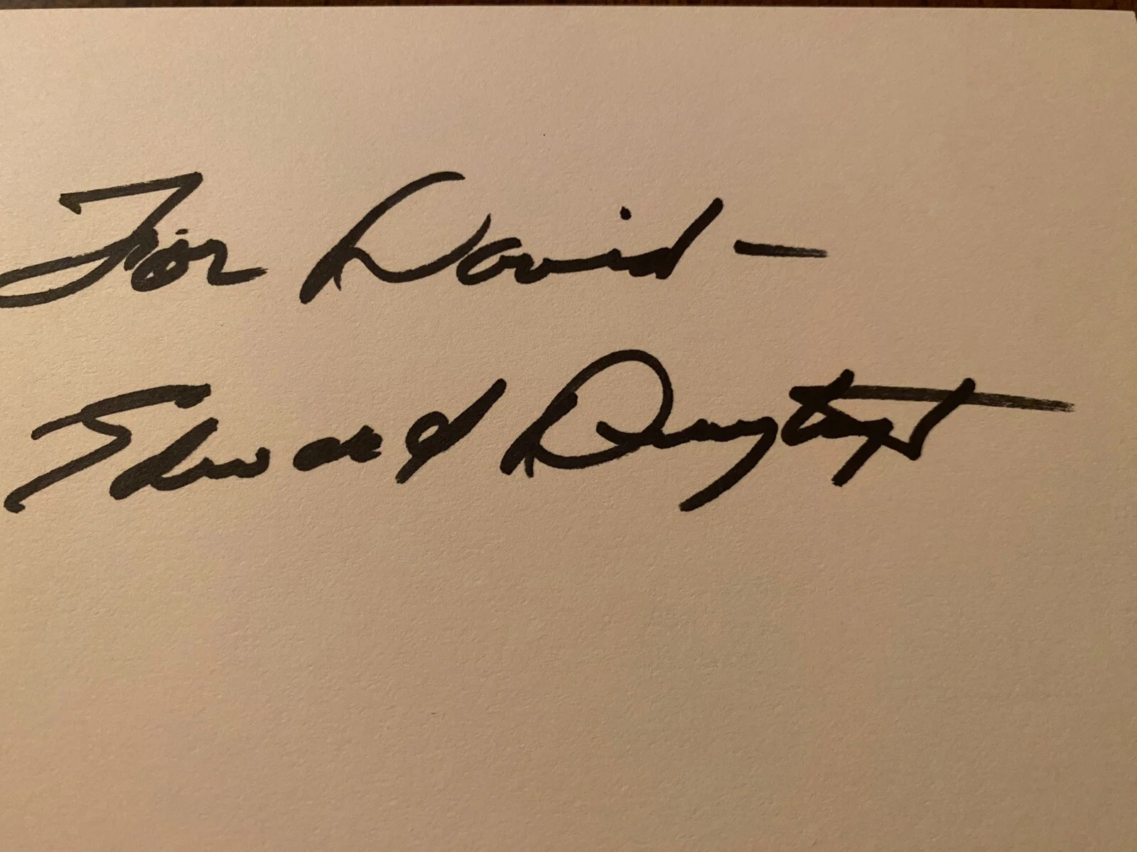 Edward Dmytryk — Edward Dmytryk Signed Card Blacklist The Caine Mutiny Crossfire The Young Lions, изображение 2