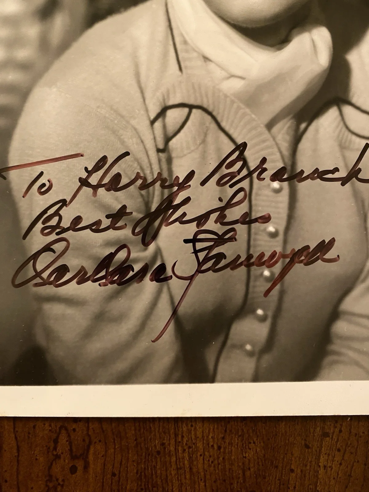 Barbara Stanwyck — Barbara Stanwyck Signed Autographed Photo With COA Titanic Sorry Wrong Number, изображение 2