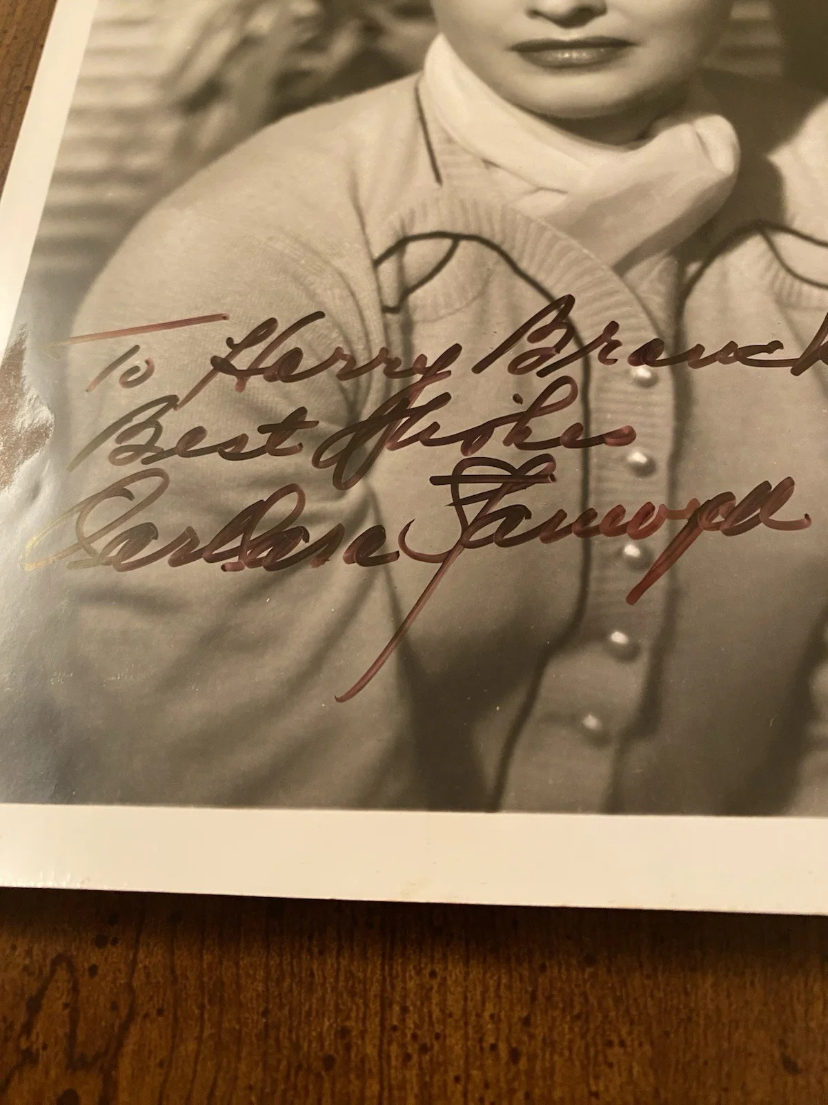 Barbara Stanwyck — Barbara Stanwyck Signed Autographed Photo With COA Titanic Sorry Wrong Number, изображение 3