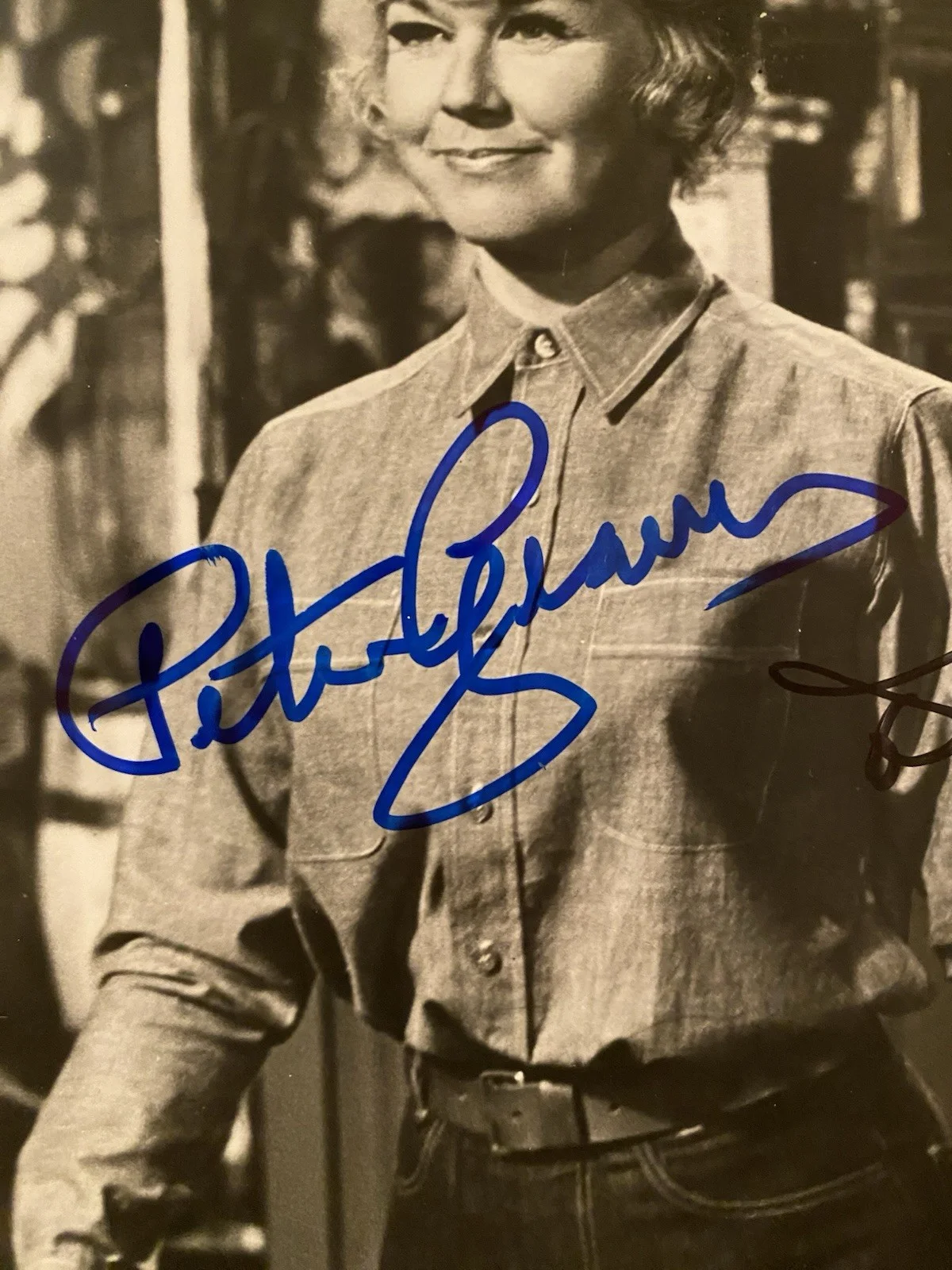 Peter Graves, Doris Day — Peter Graves Doris Day Signed Autographed Photo The Ballad Of Josie With COA, изображение 2