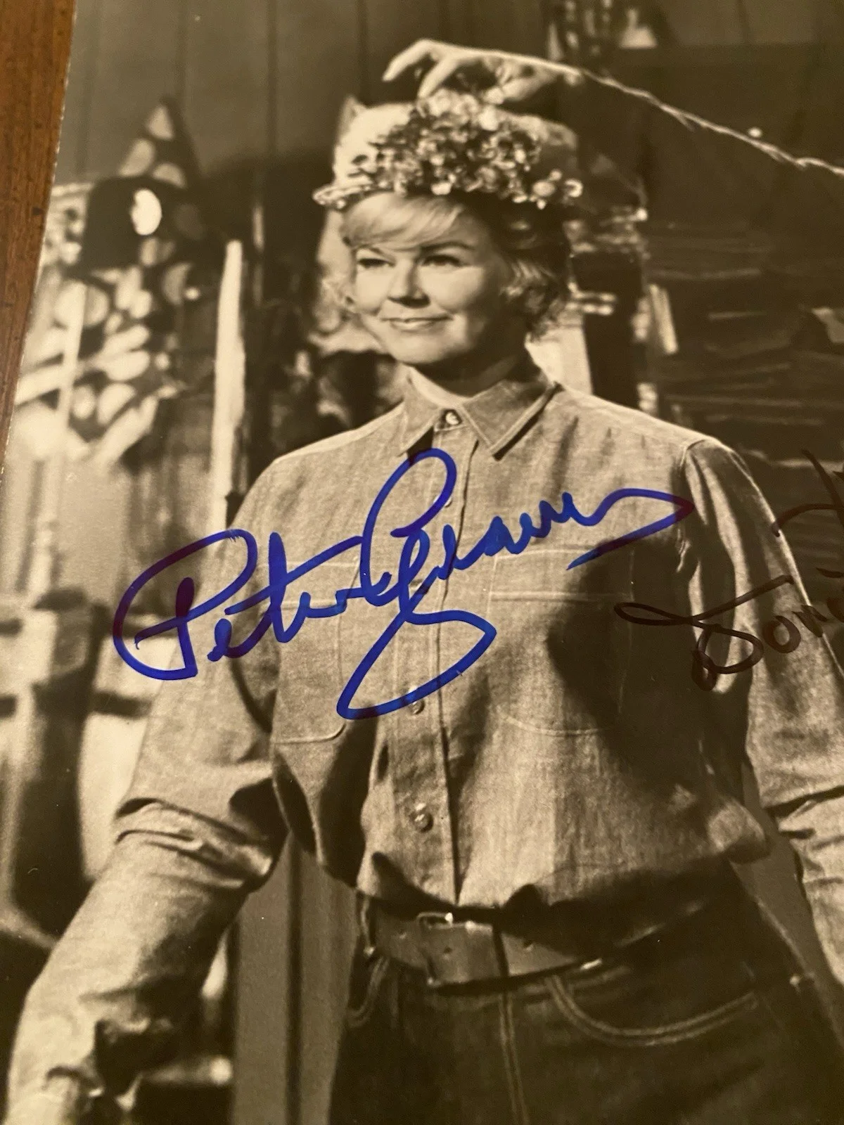 Peter Graves, Doris Day — Peter Graves Doris Day Signed Autographed Photo The Ballad Of Josie With COA, изображение 3