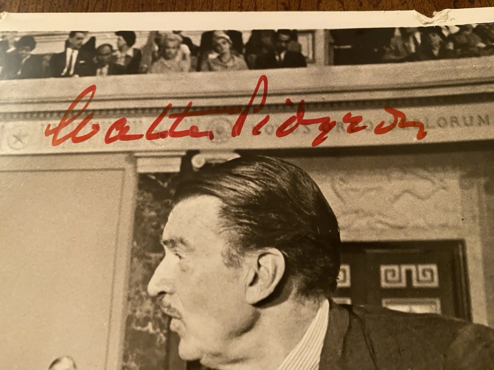 Walter Pidgeon — Walter Pidgeon Signed Autographed 10x8 Photo With COA Advise And Consent RARE, image 3