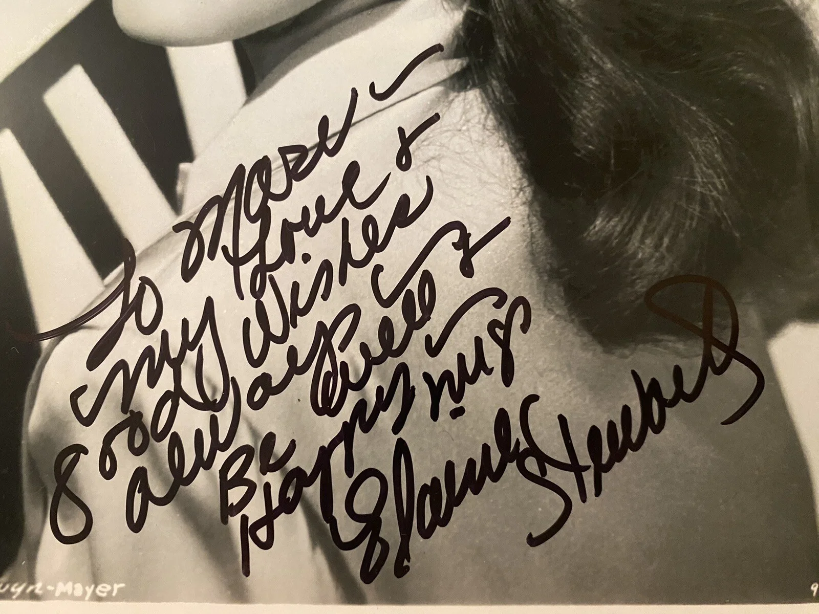 Elaine Stewart — Elaine Stewart Signed Autographed Photo With COA Sailor Beware Brigadoon, изображение 2