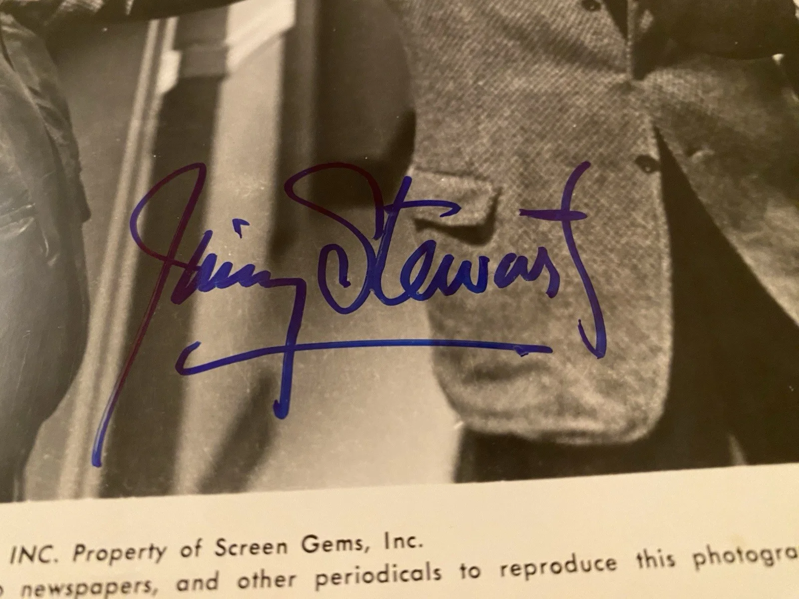 Jimmy Stewart, James Stewart, Joan Fontaine — Jimmy Stewart Joan Fontaine Signed Autographed Photo w/ COA You Gotta Stay Happy, изображение 5