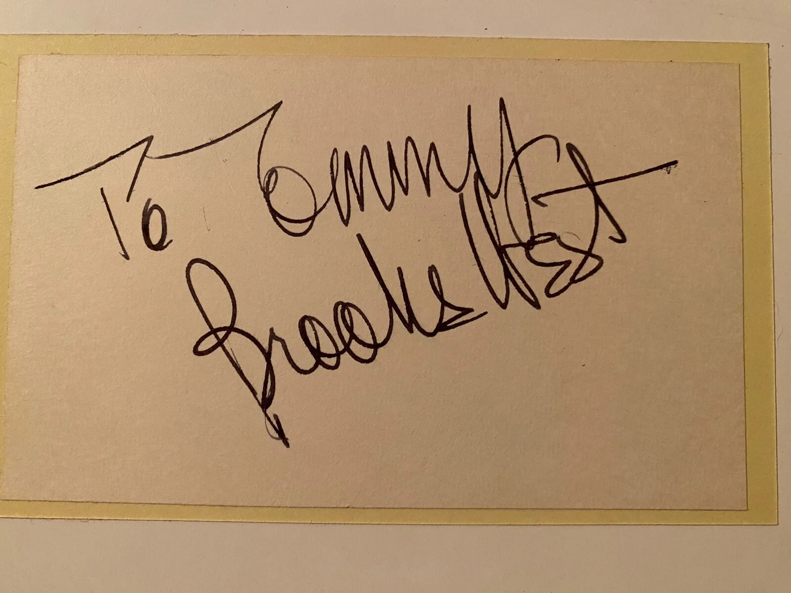 Brooks West — Brooks West Signed Autographed Card With COA Anatomy Of A Murder My Friend Irma, изображение 2