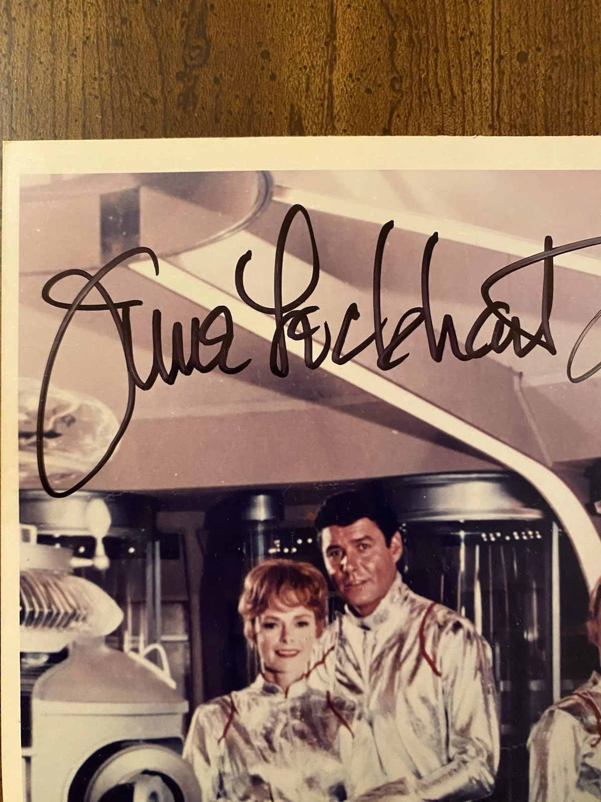 Jonathan Harris, June Lockhart — Jonathan Harris June Lockhart Signed Autographed Photo With COA Lost In Space, image 2