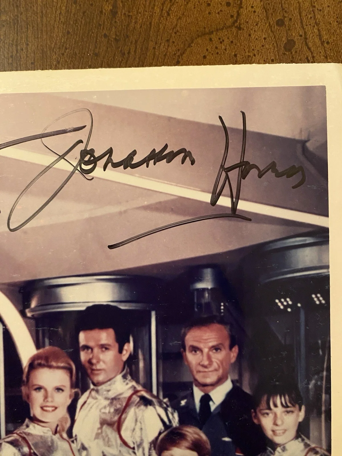 Jonathan Harris, June Lockhart — Jonathan Harris June Lockhart Signed Autographed Photo With COA Lost In Space, image 4