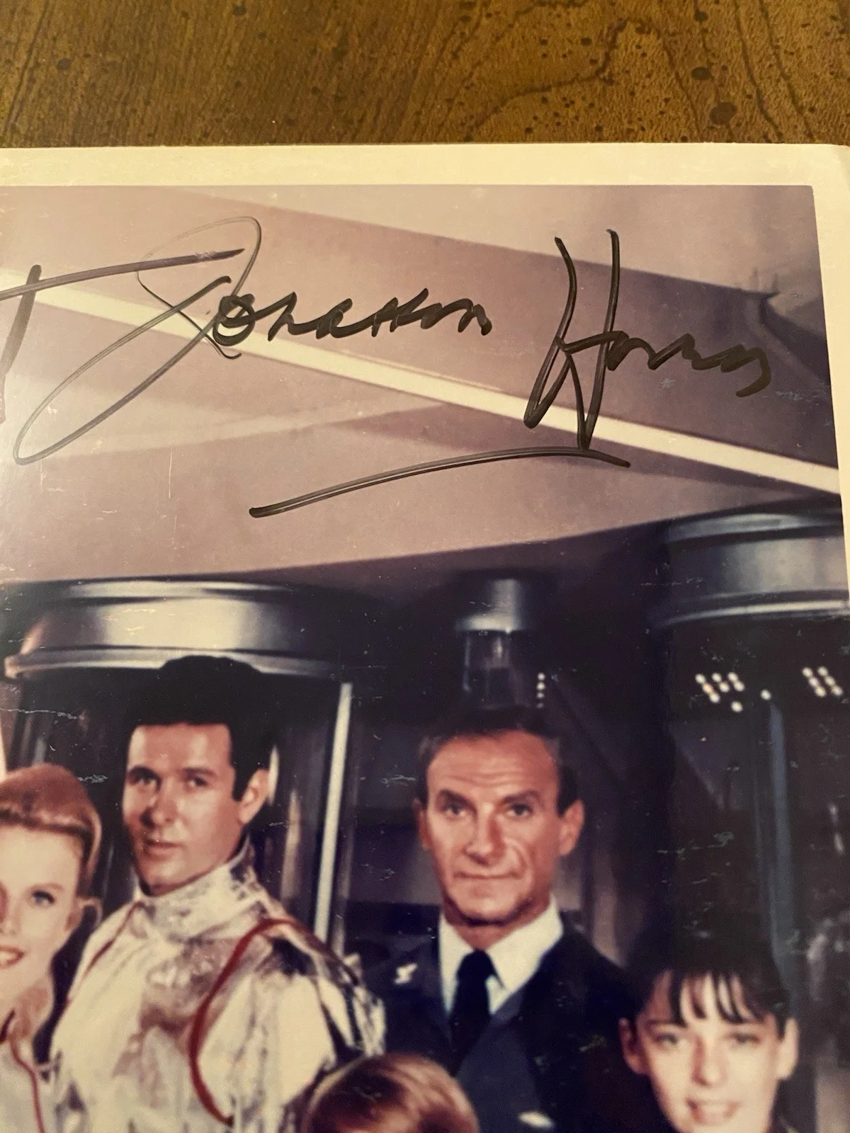 Jonathan Harris, June Lockhart — Jonathan Harris June Lockhart Signed Autographed Photo With COA Lost In Space, image 5
