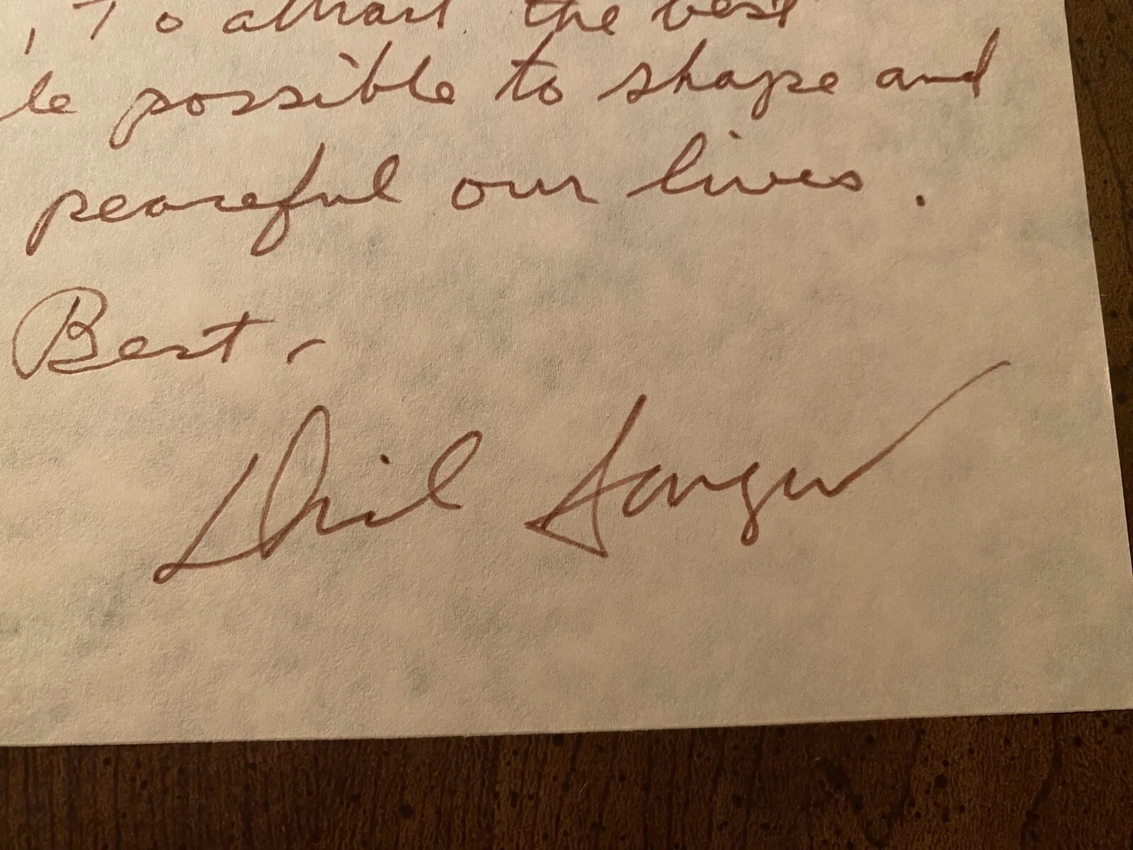 Dick Sargent — Dick Sargent Signed Autographed Letter Education Bewitched Ghost And Mr Chicken, image 2