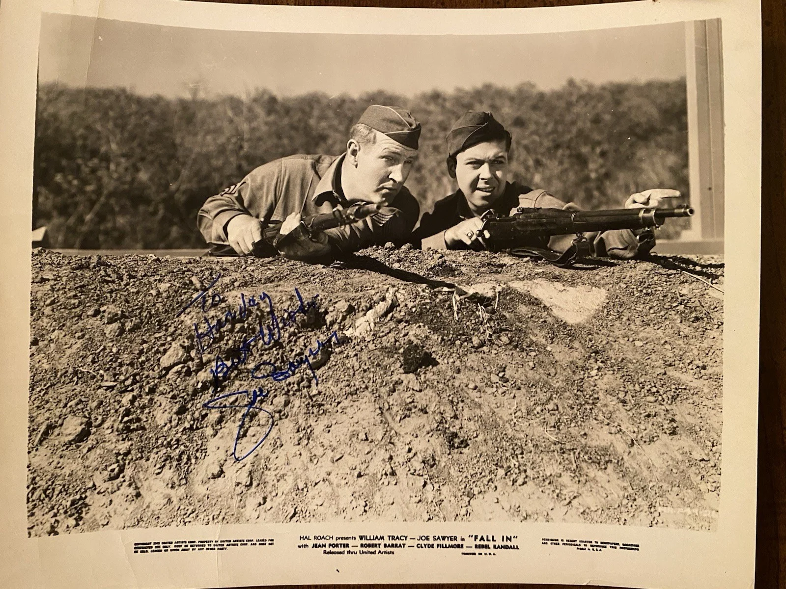 Joe Sawyer — Joe Sawyer Signed Autographed Vintage 10x8 Photo With COA Fall In RARE