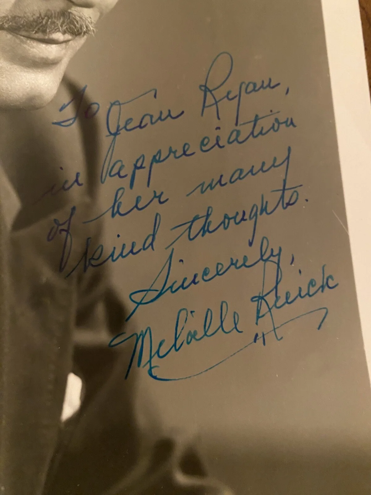 Mel Ruick, Melville Ruick — Mel Melville Ruick Signed Autographed Photo With COA Navy Blues Treat Em Rough, изображение 2