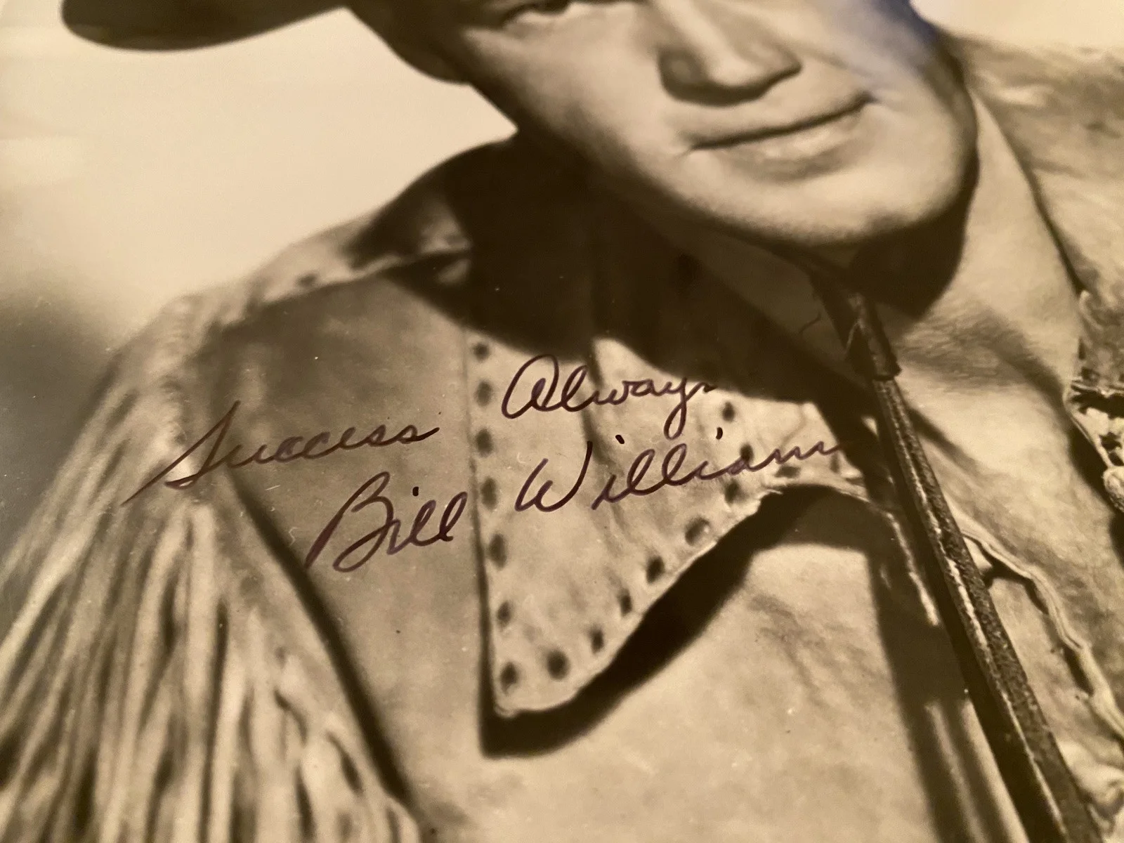 Bill Williams — Bill Williams Signed Autographed Photo With COA The Adventures Of Kit Carson, изображение 4